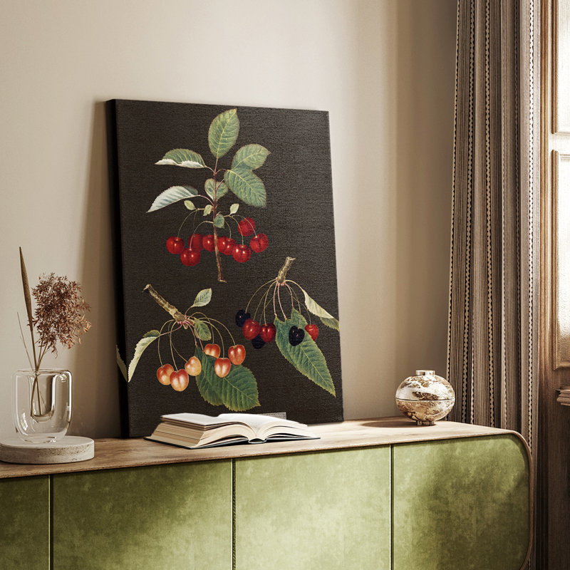 Brookshaw Cherries -Custom Wrapped Gallery Cavas