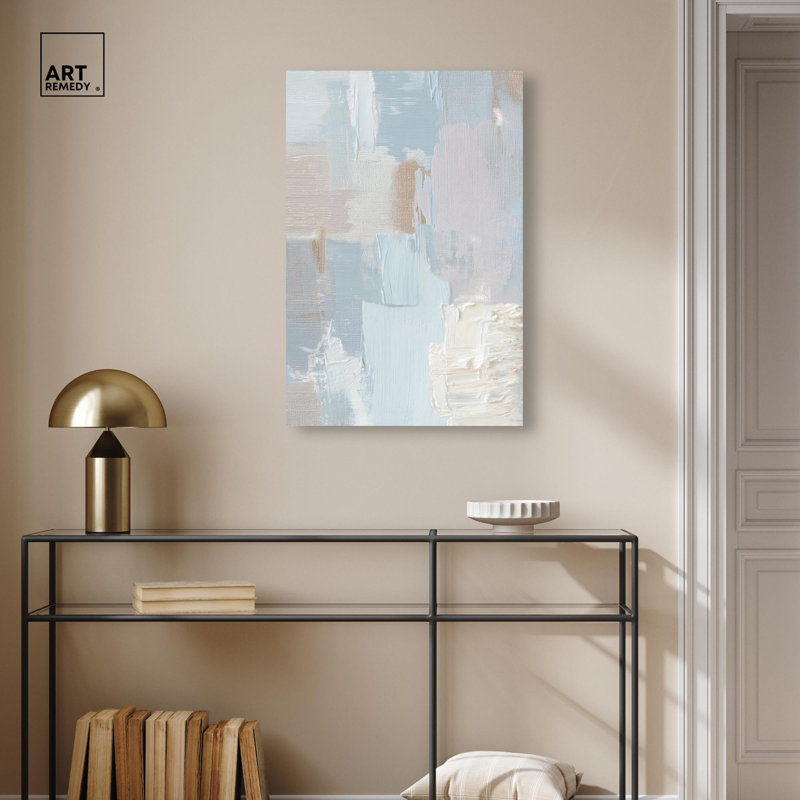 «Glacial Patina Flow III», reproduction d'art sur toile par Art Remedy, H 30 po x l 20 po, Toile tendue avec châssis