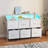 6 Drawer Bedroom Dresser With Charging Station-580603492