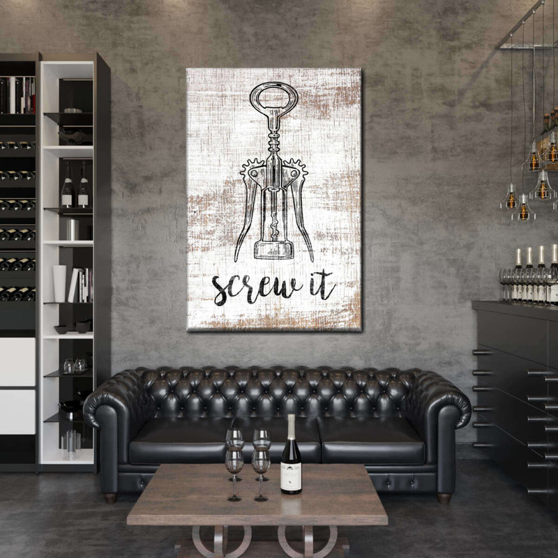 «Turn It Bar» sur toile, H 48 po x l 32 po x P 1,25 po