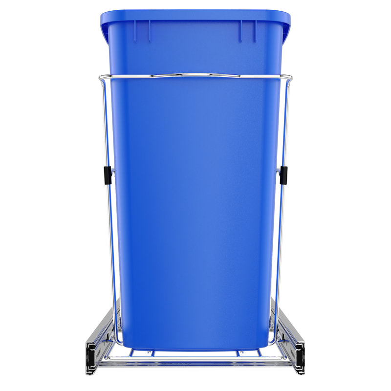 Poubelle escamotable Rev-A-Shelf, Bleu