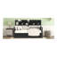 Lit de jour simple, support en lattes de bois, avec tablettes de chevet et deux tiroirs, espresso-571513899-571513896
