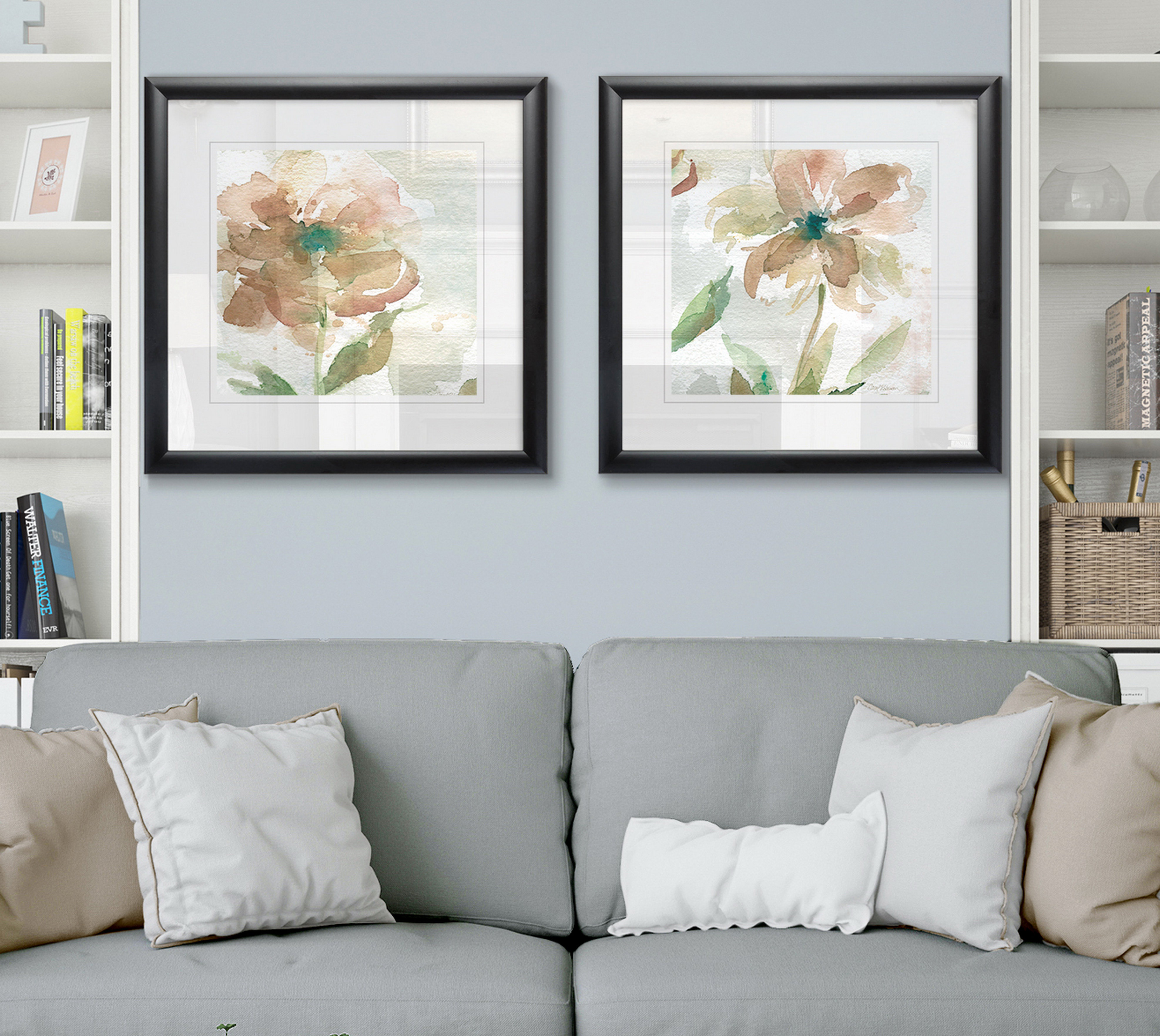 Charlton Home® Sunny Afternoon I - 2 Piece Picture Frame Print Set ...