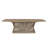 Dining Table - Toffe With Rope Base