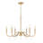 Toussant Mordern Gold 6 Light Chandelier-123223154