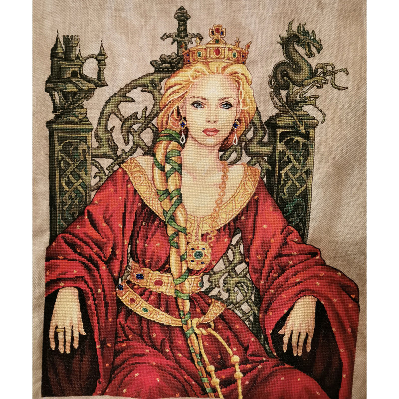 Ensemble de point de croix compté Guinevere 173-Z007