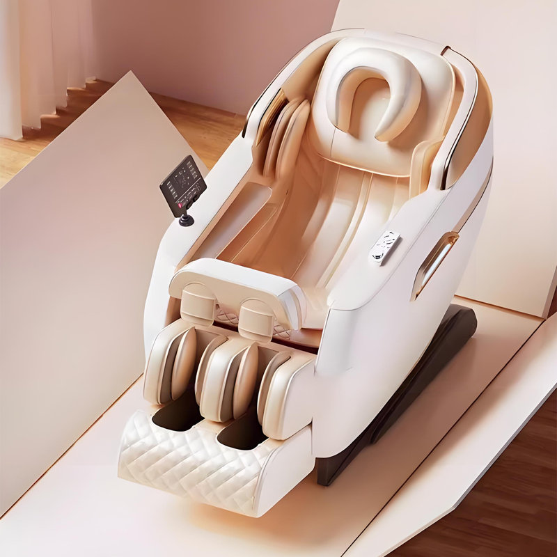 Fauteuil de massage électrique multifonctionnel Champagne Gold