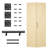  RoomTec Paneled Solid Wood Finished Barn Door without Installation Hardware Kits-112309342-113616612