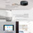 Axis 3 - Blade Outdoor Smart Flush Mount Ceiling Fan with Remote Control and LED Light Kit Included, Works With Alexa and iOS / Android App-104550579-50618021-50618016