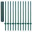 Colworth 145.0086cm H x 0.1778cm W Green Metal Fence Panels