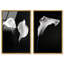 Calla Lily Set High-Gloss Frameless Acrylic Glass Wall Art Floral & Botanical Print by Oliver Gal, Ready to Hang, 10 x 15-1444989698-1444989703