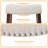 24" Backless Saddle Counter Height Bar Stool, Set of 3-354238030