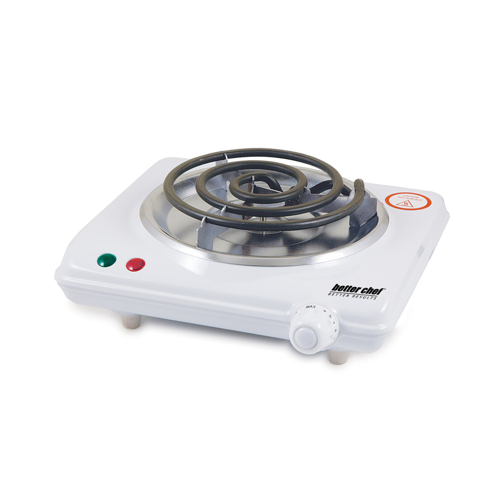  Better Chef Basic Countertop Burner, Enamel Exterior, Rubber  Feet