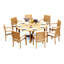 Lua Outdoor Teak Dining Set-1558149343
