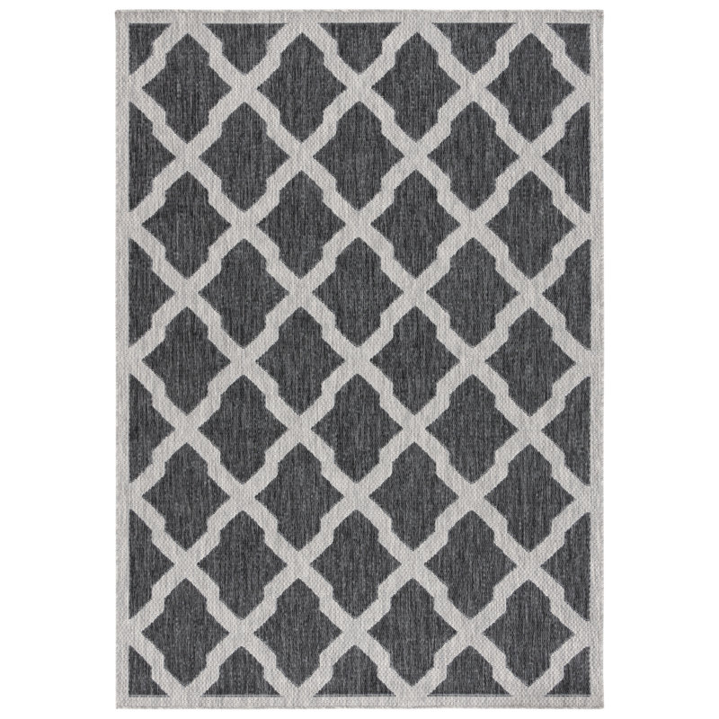 Tapis d'intérieur / extérieur à motif géométrique Taleek Performance, Rectangle 5 pi 3 po x 7 pi 6 po
