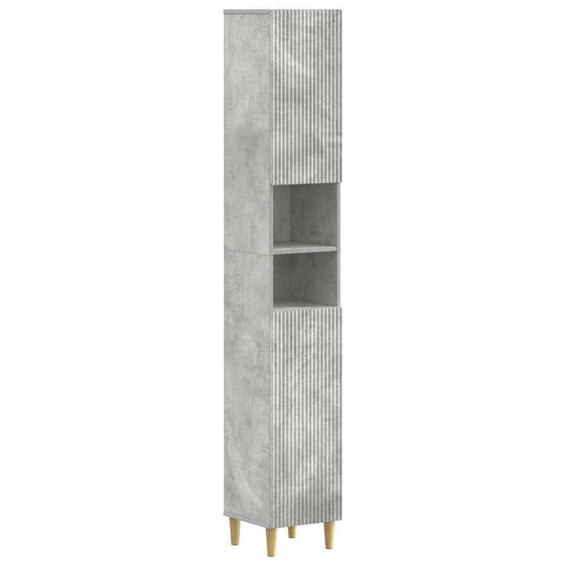 Linen Cabinet, Concrete Grey