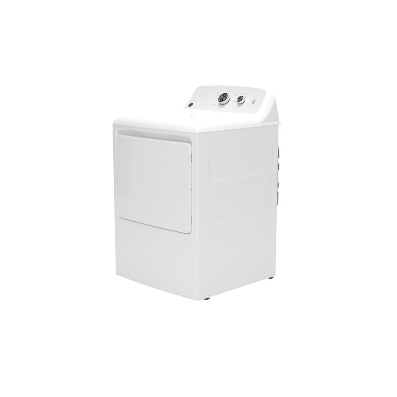 White Energy Star Electric Dryer with Drying Rack