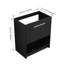 Meuble-lavabo 30 po, 2 portes autoportantes en chêne noir, meuble-lavabo emphase en contreplaqué 30 po, armoire en chêne