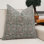 Housse de coussin en lin vert à imprimé bloc Boho, coussins floraux pour décoration intérieure - Jarul