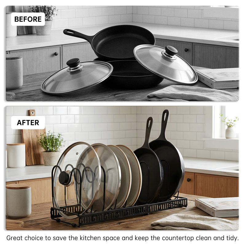Metal Rectangle Utensil Crock