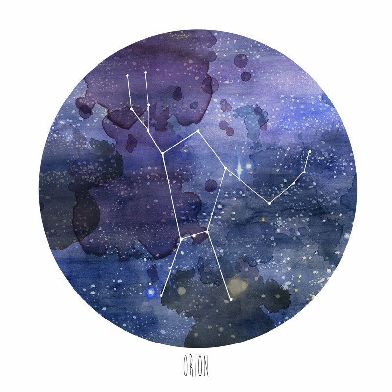 " Constellation-Orion " by Naomi McCavitt, 30" H x 30" W x 1.25" D