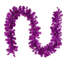 Pre-Lit Artificial Tinsel Christmas Garland - 9' X 8" - Clear Lights-1991834765