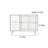 Glass Sliding Door Buffet Table
