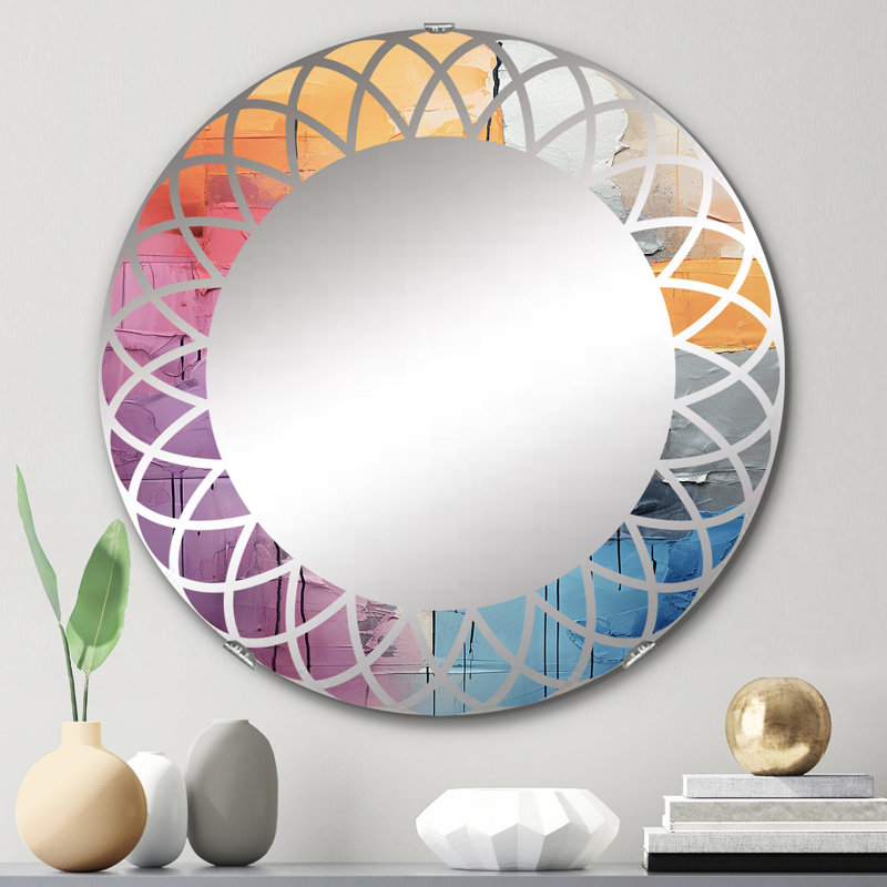 Shreffler - Modern Wall Mirror Round, 24 po x 24 po