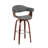 Keisha Swivel Fabric Mid-Century Stool-1274460726-1274460723
