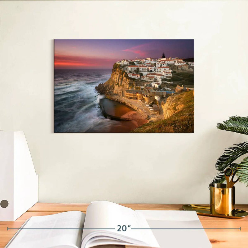 Azenhas Do Mar Coast, 8" H x 12" W