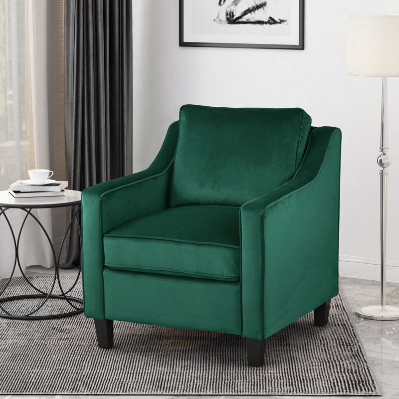 Fauteuil club en velours