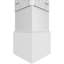 Colonne carrée classique non fuselée Craftsman Pueblo avec base standard et base standard-70905751