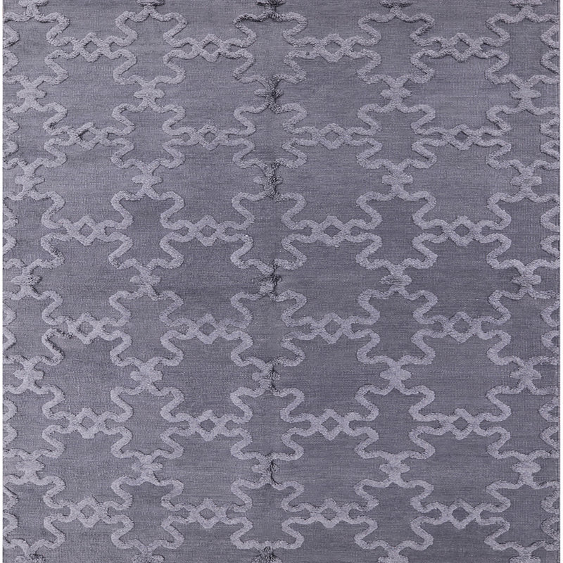 Tapis oriental gris Forslund, Carré 4 pi