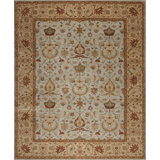 Mahal Hand Knotted Wool Area Rug