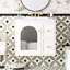 Ensemble de meuble-lavabo mural 24 po pour petit espace, armoire de salle de bain avec lavabo en céramique, 2 tiroirs et 1 porte à fermeture en douceur