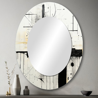 Miroir mural moderne blanc Siclen