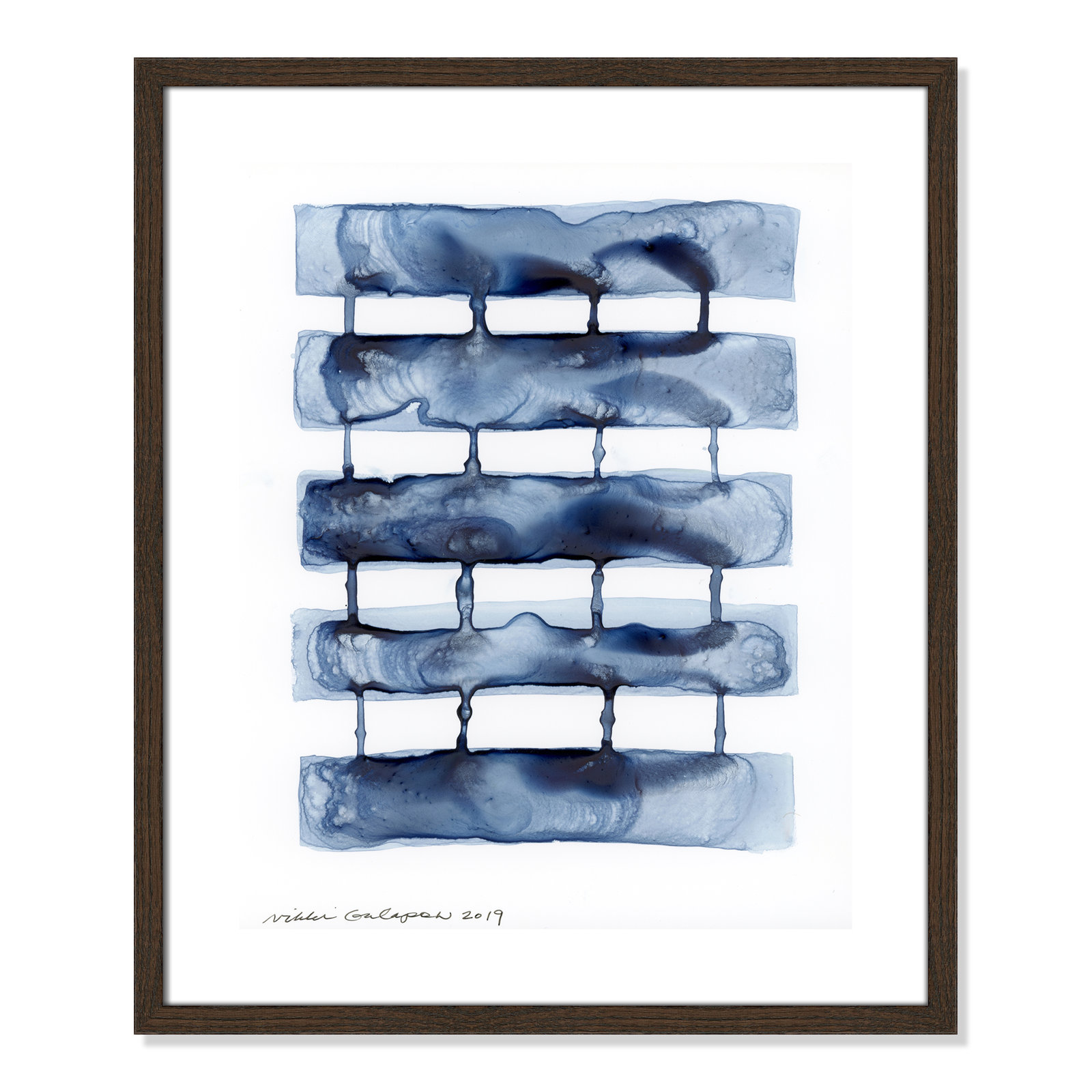 Stitched Together I by Nikki Galapon - Solid Wood Rectangle Print Single Piece Item on Canvas, 25.5" H x 21.5" W x 0.75" D