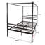 Lit à baldaquin Bénéfice-702871855