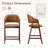 Upholstered Solid Wood Bar Stool Counter Stool-1188858365-1188858363