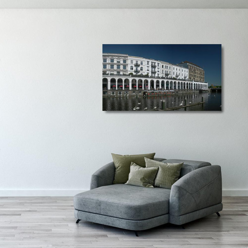 Alster Arcades, Hambourg, Allemagne, H 22 po x l 40 po