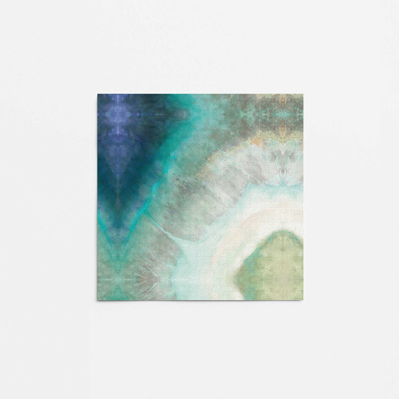 Impression sur toile Ocean's Hidden Palette, Toile tendue, H 12 po x l 12 po x P 1,25 po, 1
