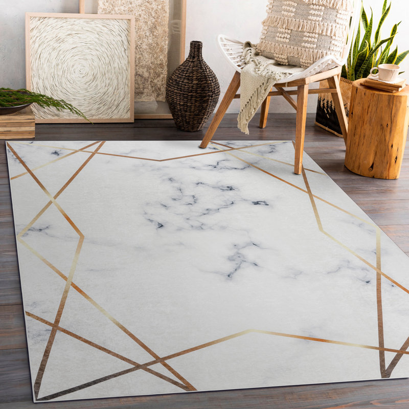 Nayara Geometric Area Rug, Rectangle 160 x 220cm