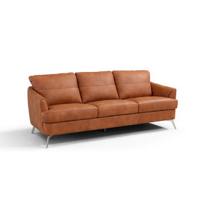 Aroosha 81'' Leather Sofa