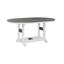 Berlin Gardens Garden Classic Regular Top With White Base 64″ Oblong Table-65664323-65664305
