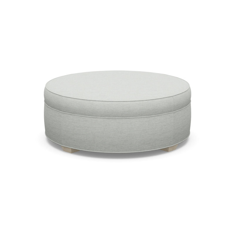 Round Ottoman, 8938-45, Sandstone