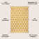 Trebol Moroccan Trellis Textured Weave Yellow/Cream Indoor/Outdoor Rug