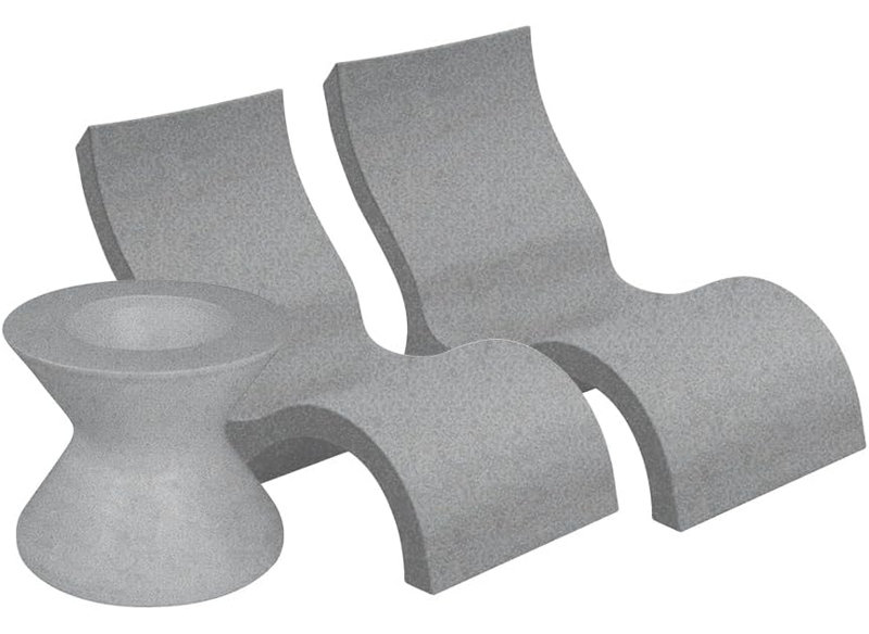 Table d'appoint Ledge Lounger Signature, Gris