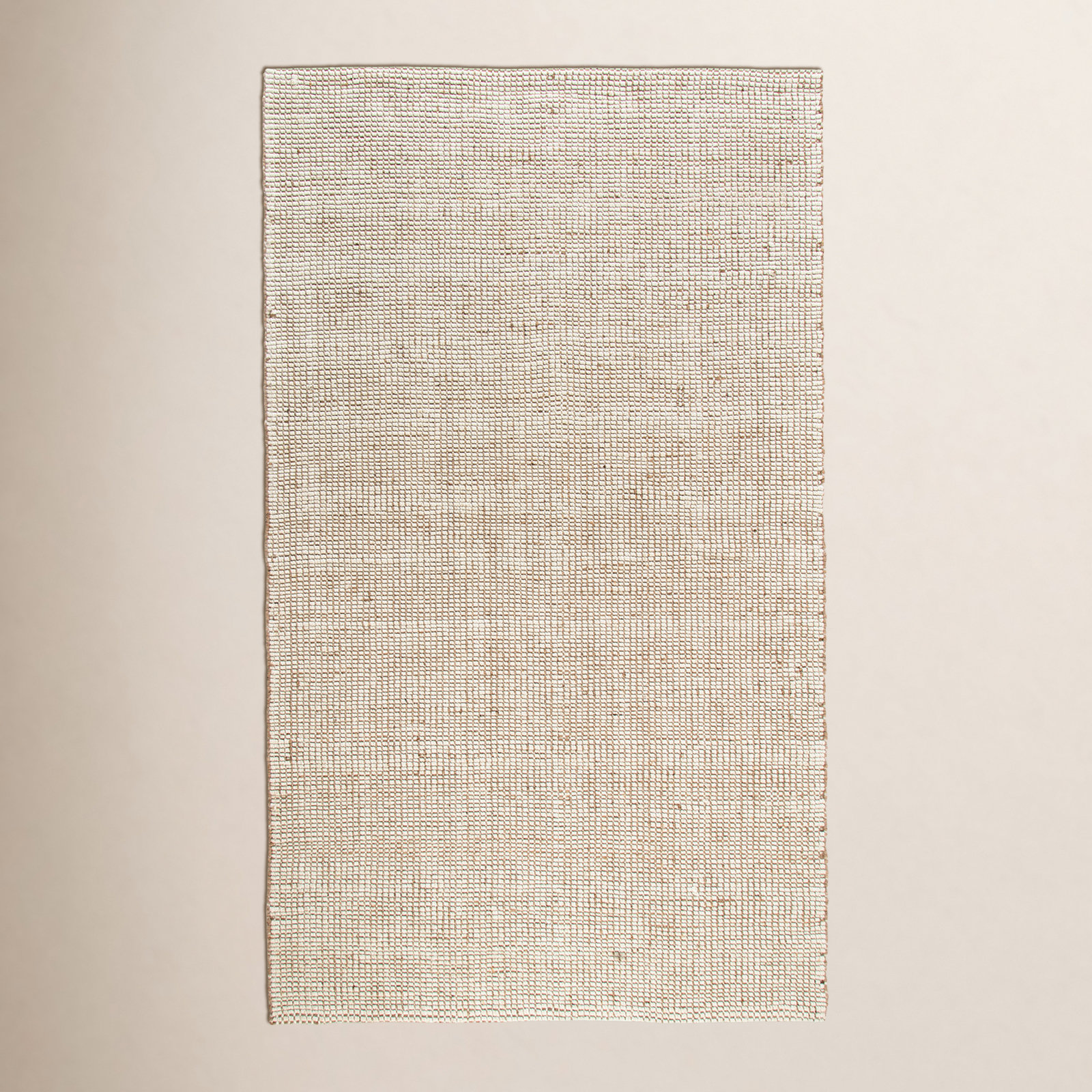 Kline Cream Hand-Loomed Abstract Jute Rug, Rectangle 8' x 10'