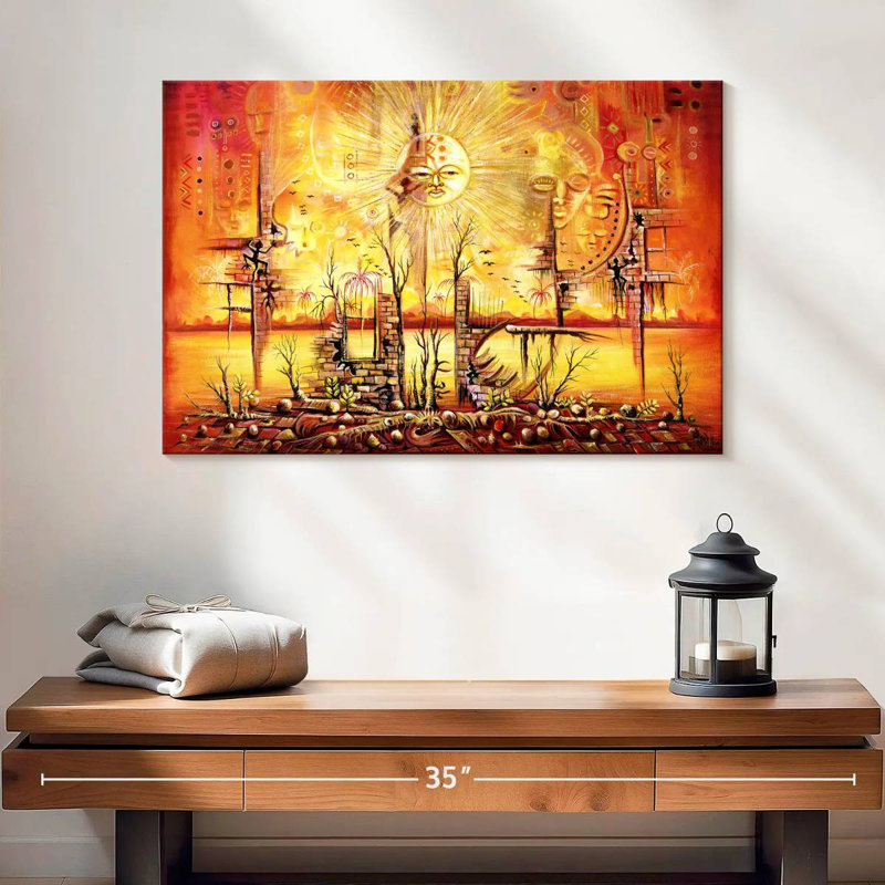 Kelan Sun Shine On My Mind, 16" H x 24" W