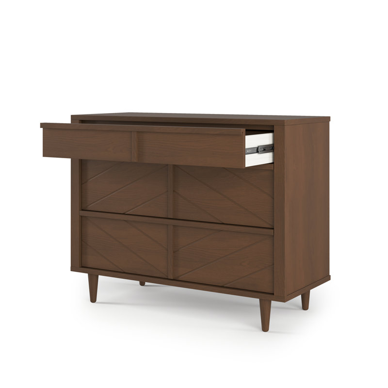 Commode 3 tiroirs Surrey Hill, Châtaignier grillé